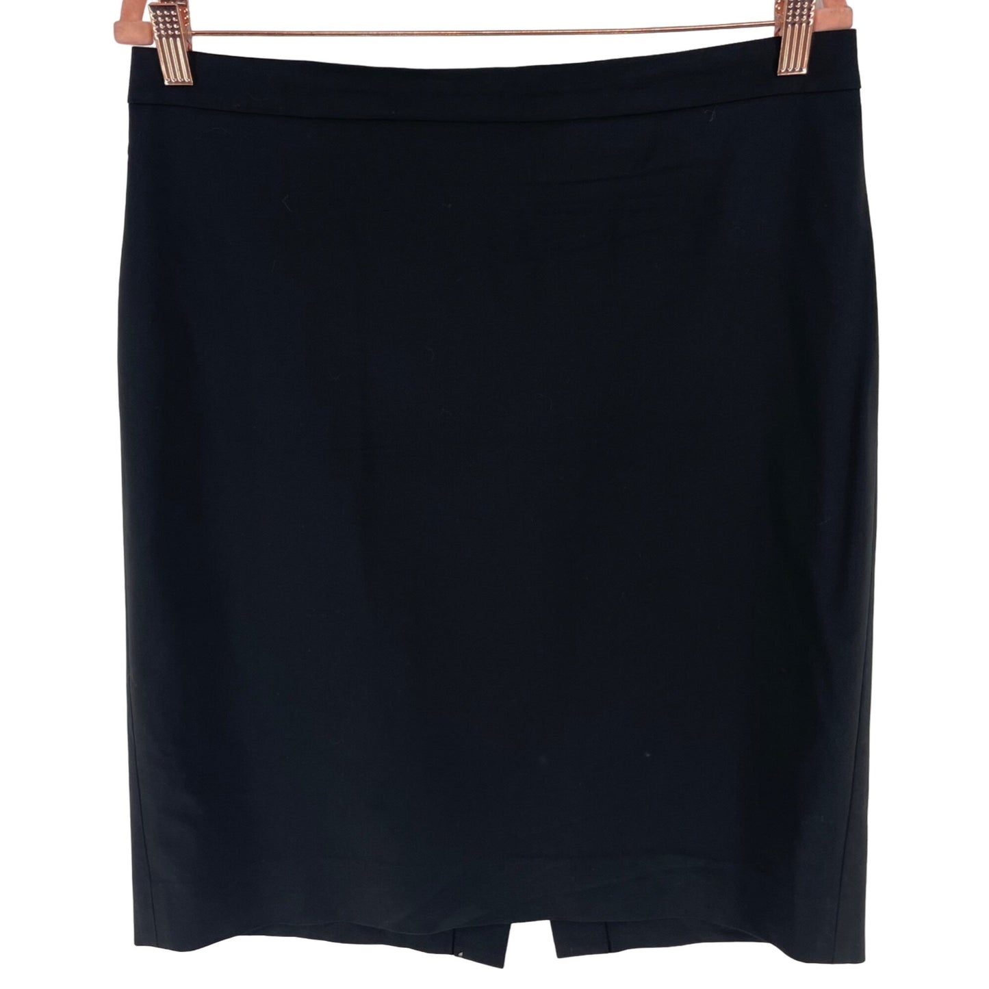 J. Crew 365 Women's Size 10 Black Wool Blend No. 2 Pencil Skirt