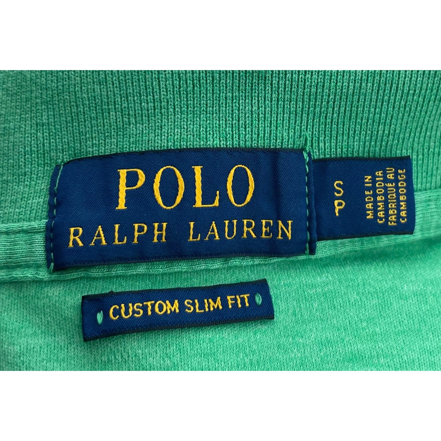 POLO Ralph Lauren Men's Size Small Green Collared Polo Shirt
