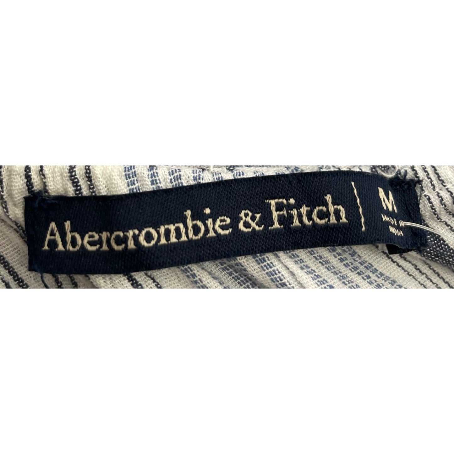 NWT Abercrombie & Fitch Women's Size Medium Blue & White Romper