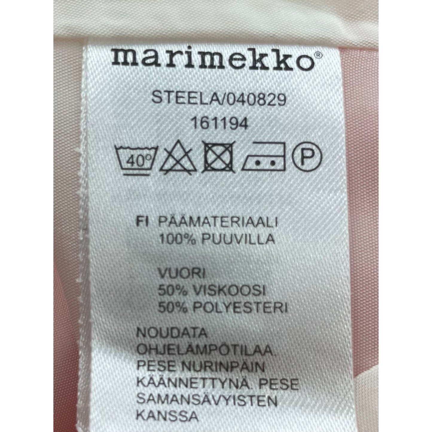 NWOT Marimekko Women's Size 34 (XS) Orange & White Sleeveless Polka Dot Dress