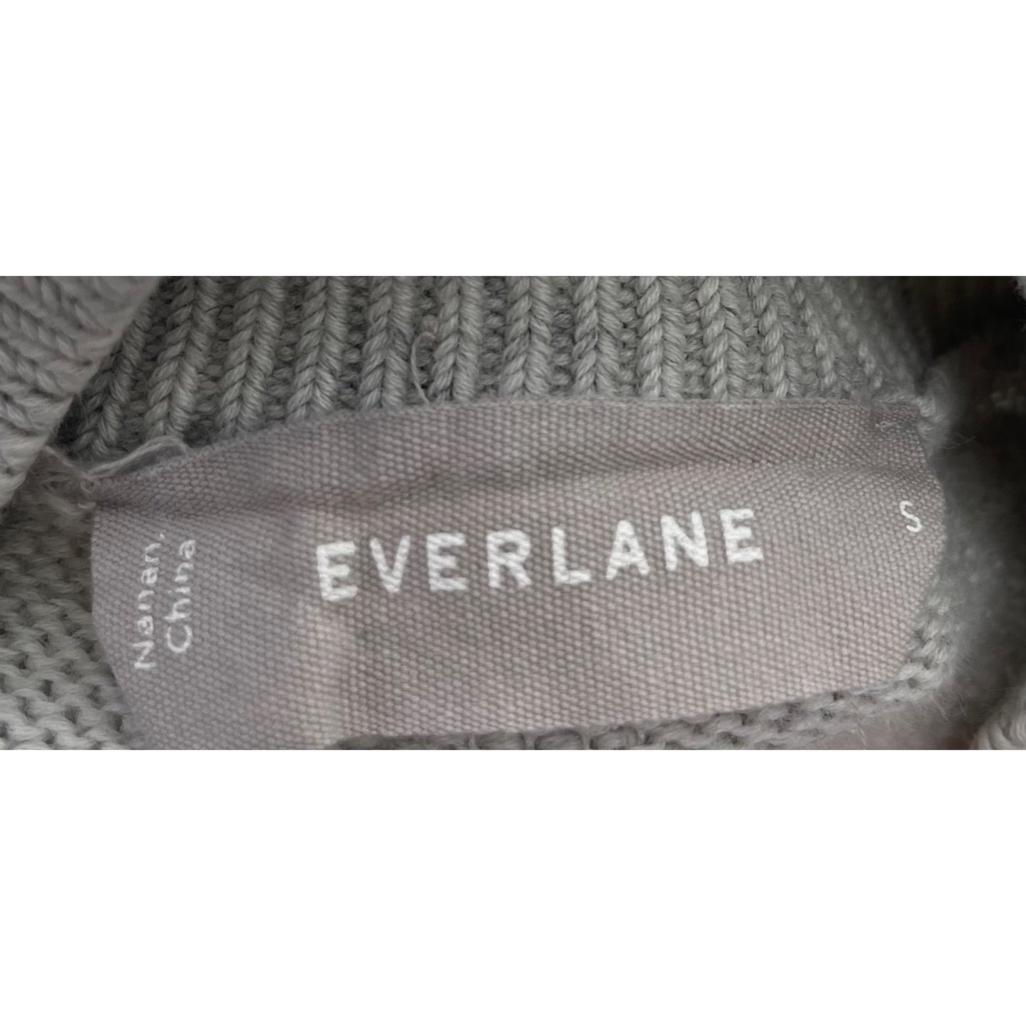 Everlane Women's Size Small Light Grey Sweater