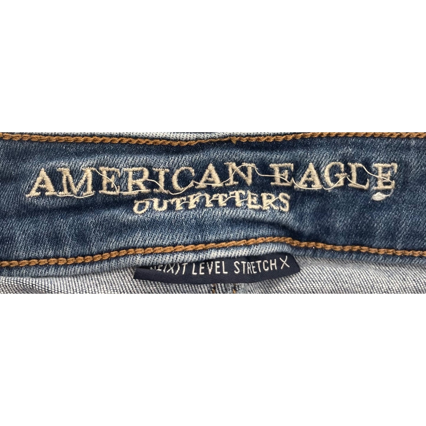 American Eagle Women's Size 0 Whiskered Fringe Hem Hi Rise Shortie Shorts