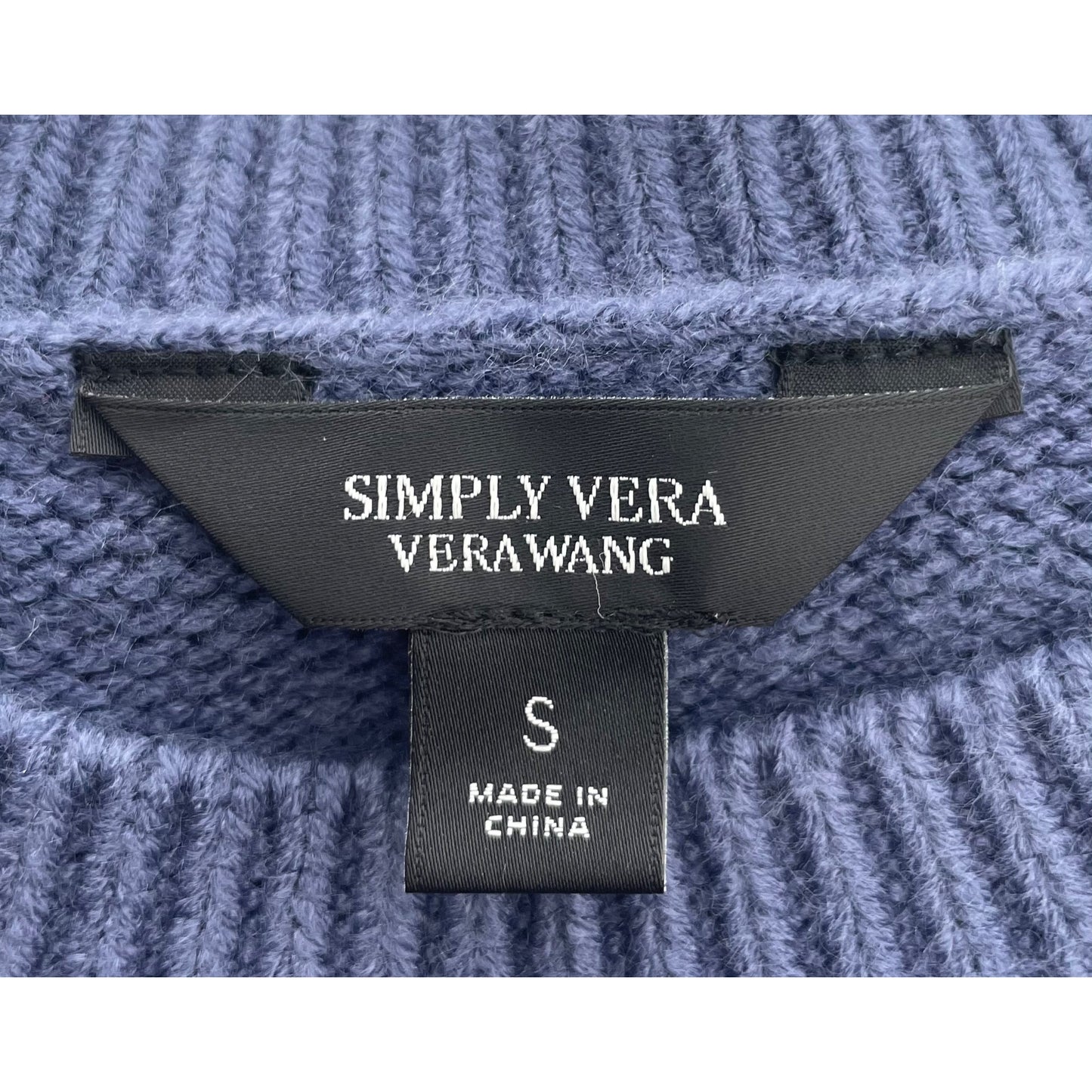 Simply Vera Wang Women's Size Small Purple & Grey Sweater