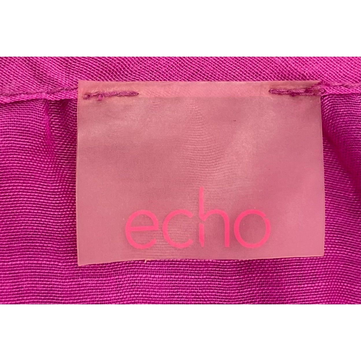 Echo Women's Size XXL Magenta/Fuchsia V-Neck Sheer Beach Cover-Up