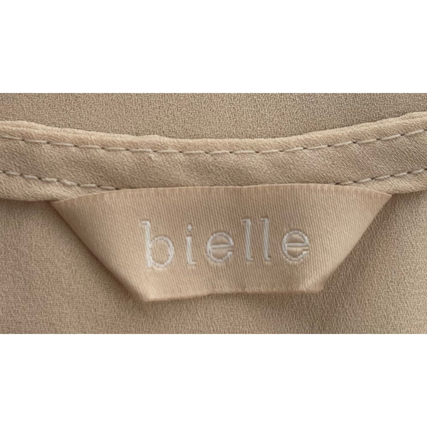 Bielle Women's Cream Lace W/ Golden Thread Sleeveless Flapper Dress