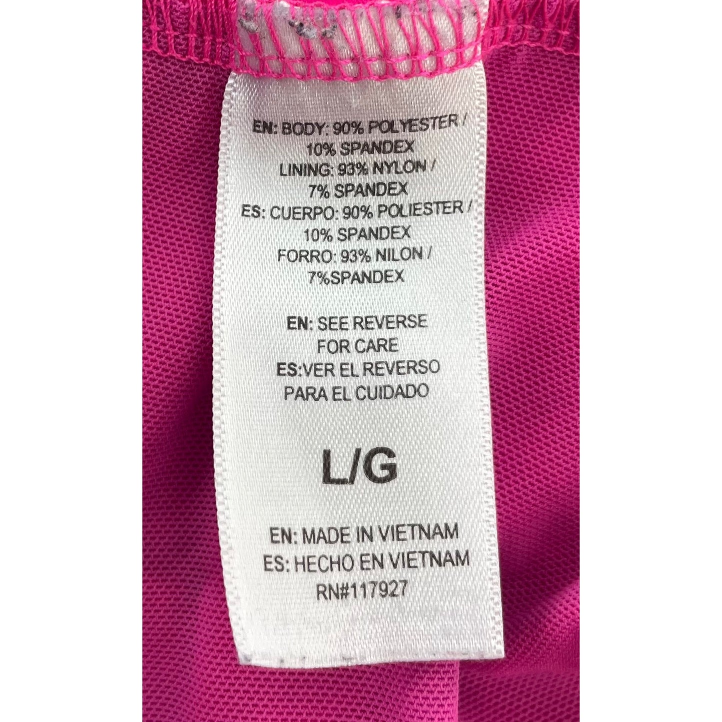 GAIAM  Women's Size Large Fuchsia Stretchy Graphic Workout Tank Top