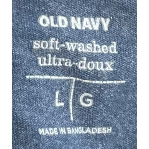 Old Navy Men's Size Large Navy Blue Tank Top W/ Front Pocket
