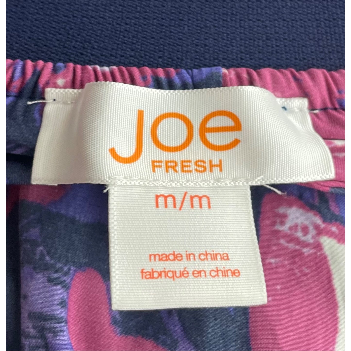 Joe Fresh Women's Size Medium Purple/Pink/White Flowy Mini Skirt
