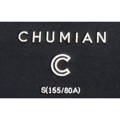 Chumian Women's Size Small Black V-Neck Basic T-Shirt