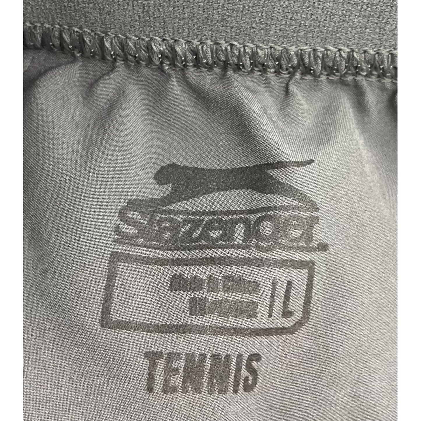 Slazenger Men's Size Large Grey & Orange Tennis Workout/Exercise Shorts