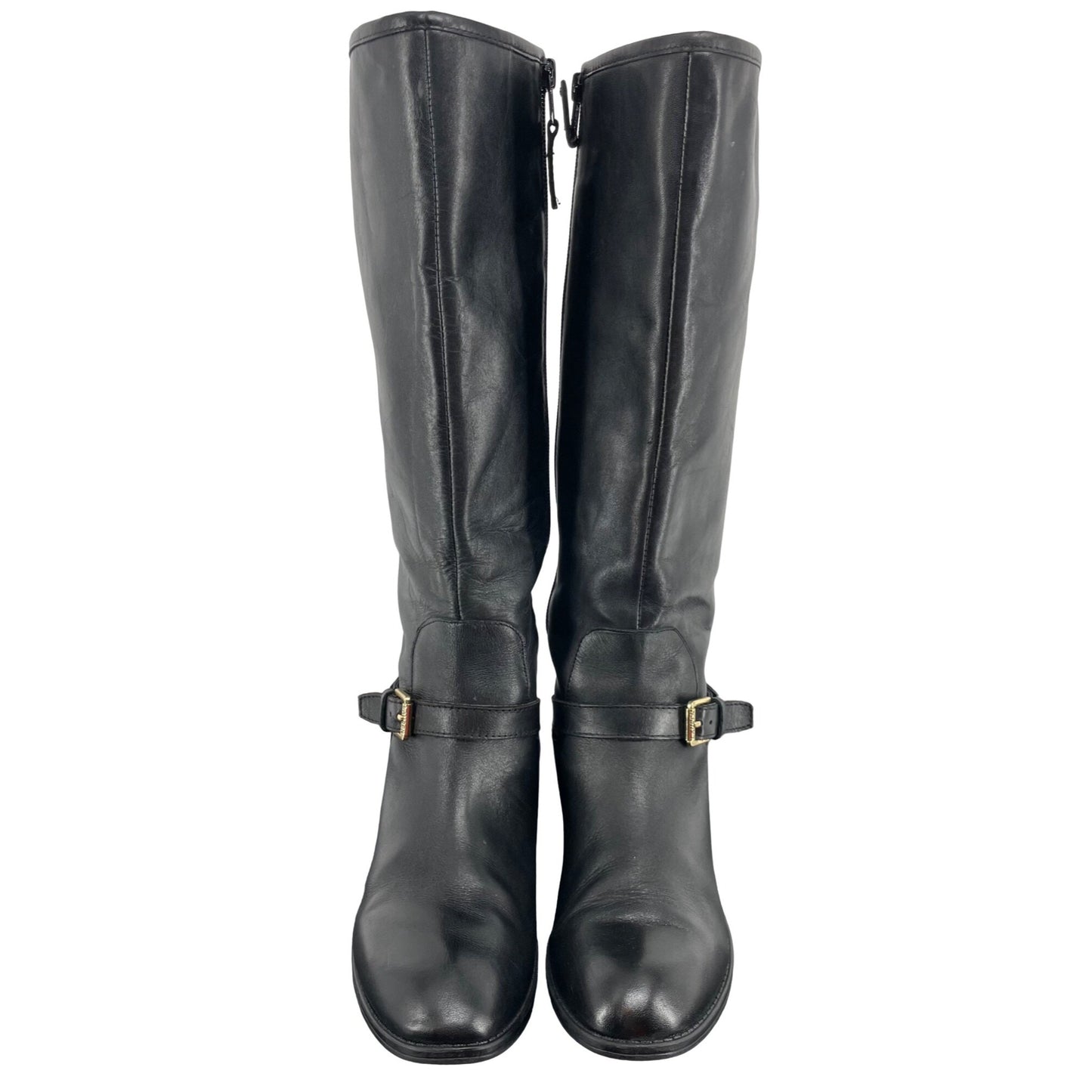 Ralph Lauren Women's Size 6.5 Black Knee-High Leather Riding Boots