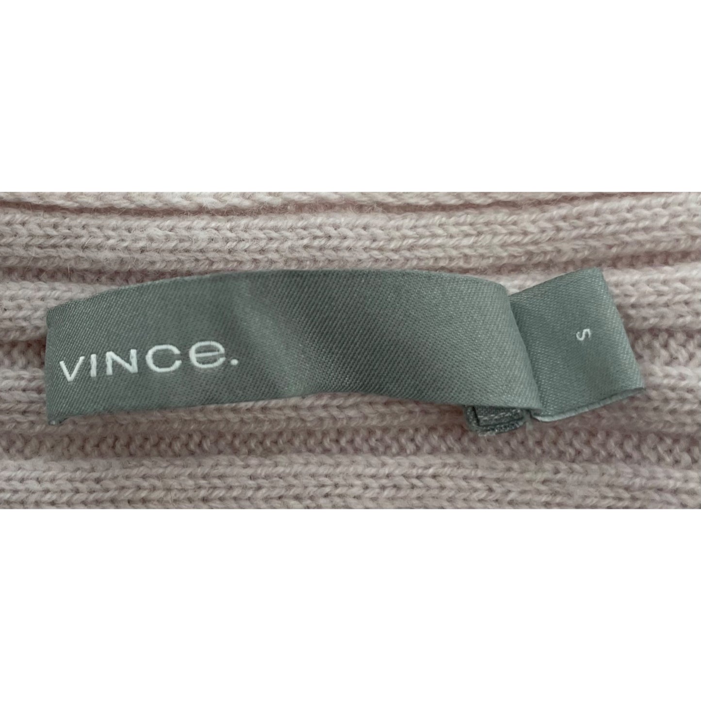 Vince Women's Size Small Mauve/Light Pink Sweater W/ Open Back & Sash