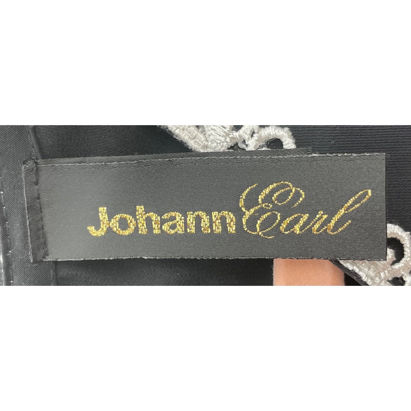 Johann Earl Women's Size Large Black Rare Vintage Sleeveless Black Mini Dress