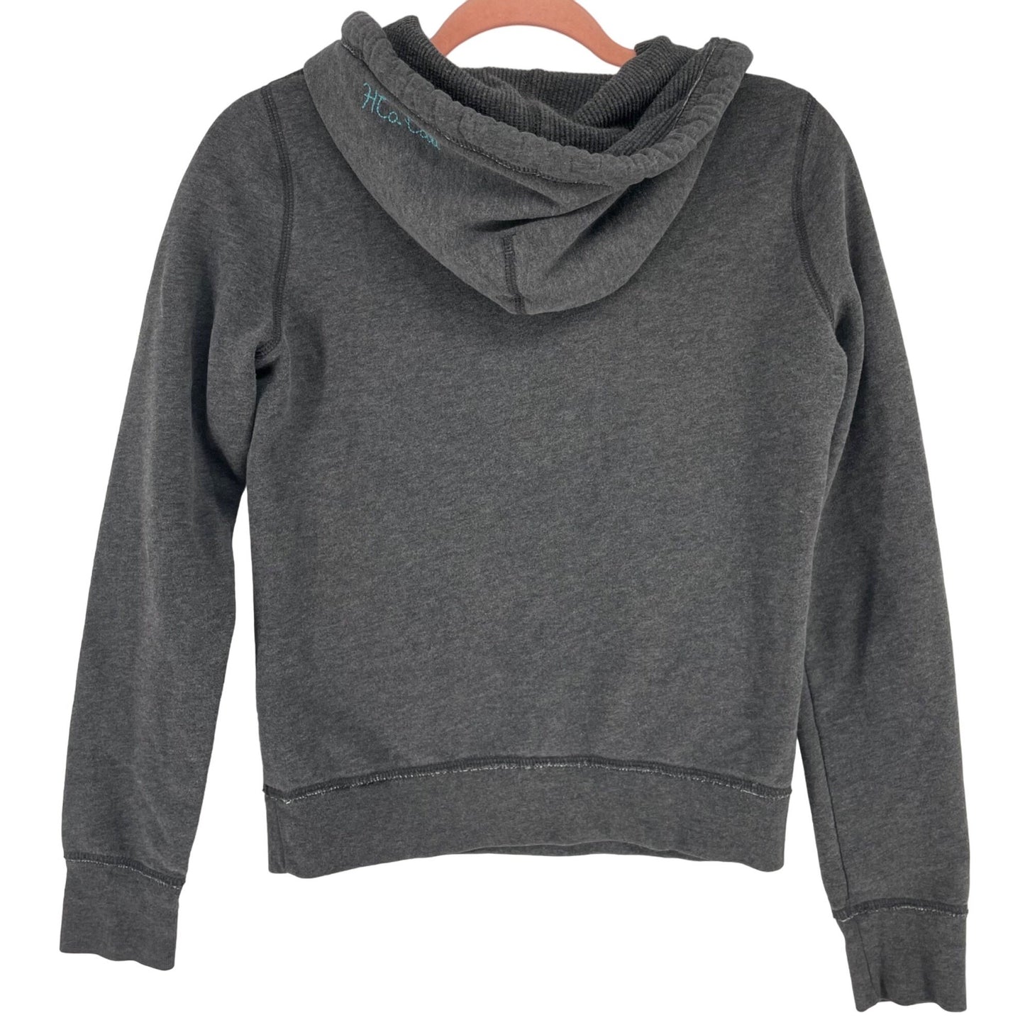 Hollister Surf Co. Cali Women's Size Medium Grey Hoodie Sweatshirt