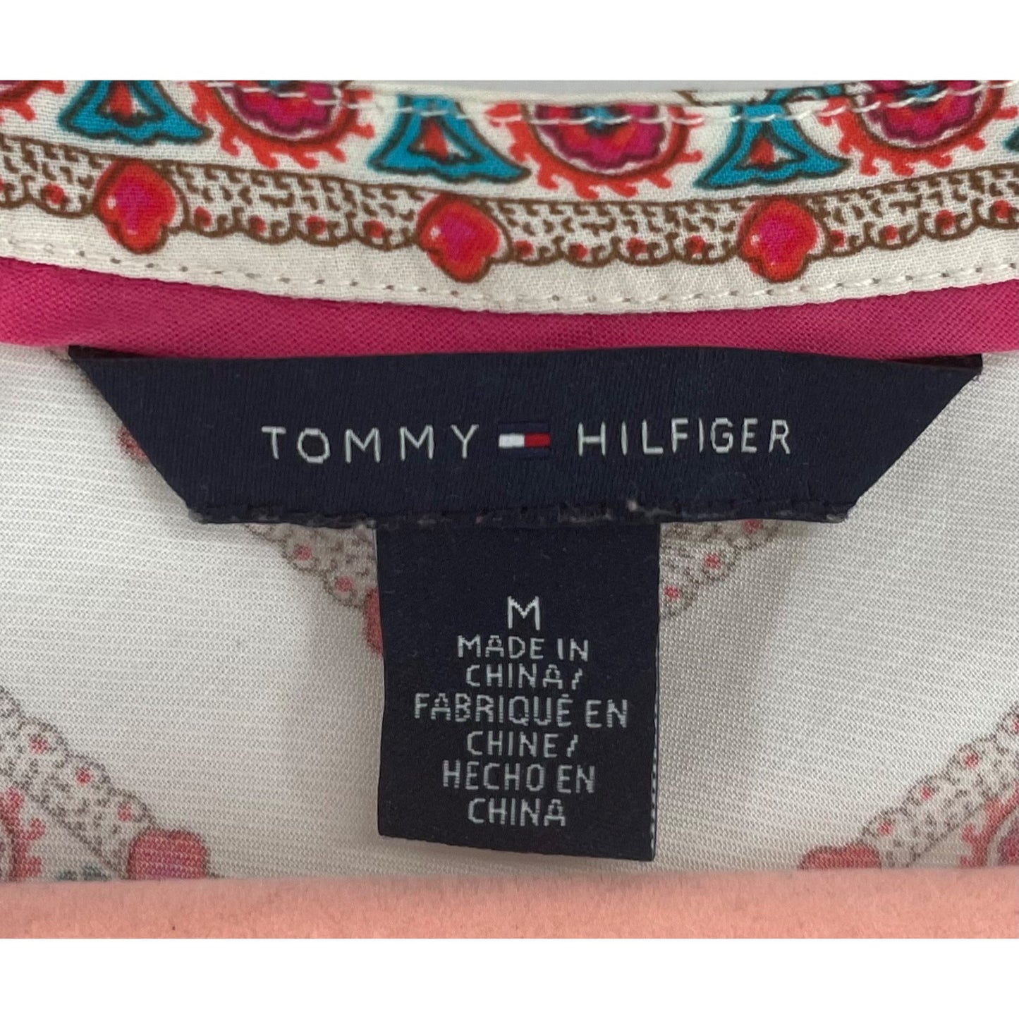 Tommy Hilfiger Women's Size Medium Multi-Colored Paisley Tank Top Blouse