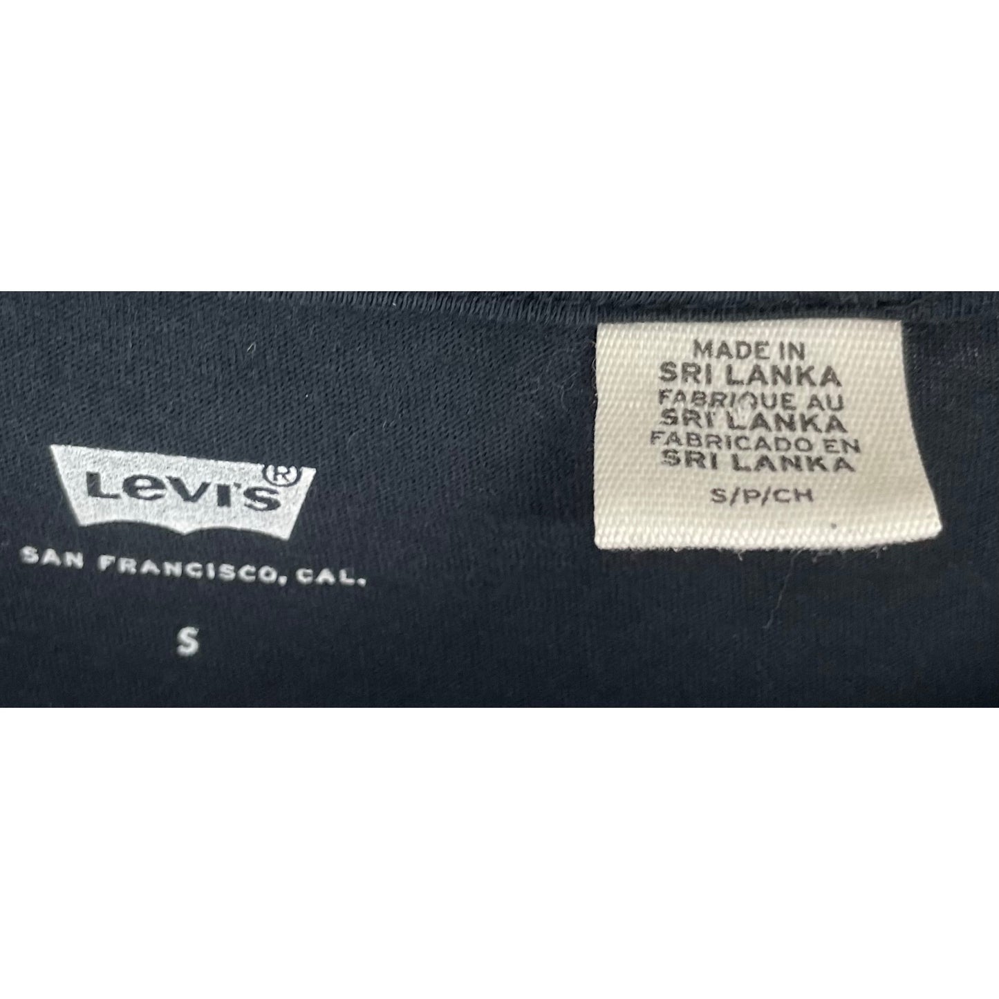 Levi's New York Women's Size Small Black & White T-Shirt