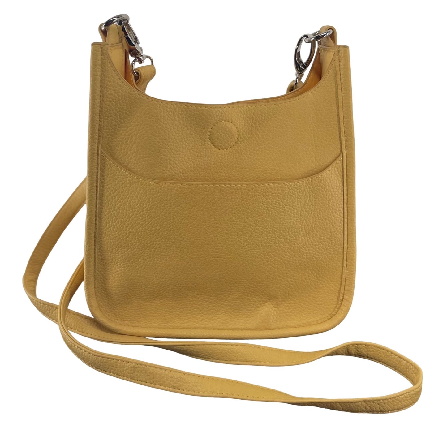 NWOT Women's Small Yellow Faux Leather Shoulder Purse