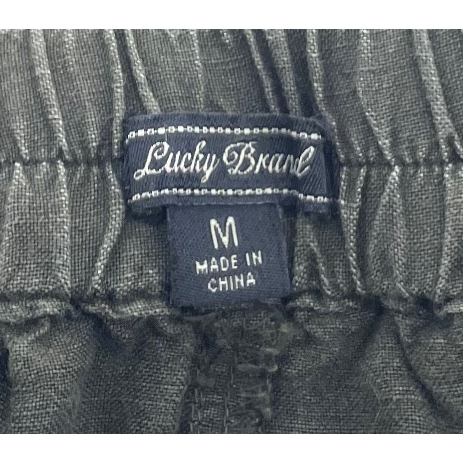 Lucky Brand Women's Size Medium Olive Green Linen Shorts W/ Stretch Ba –  Uplifting Style